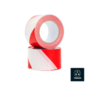 ruban de signalisation WTRW4201 TANSAN rouge blanc balisage chantier